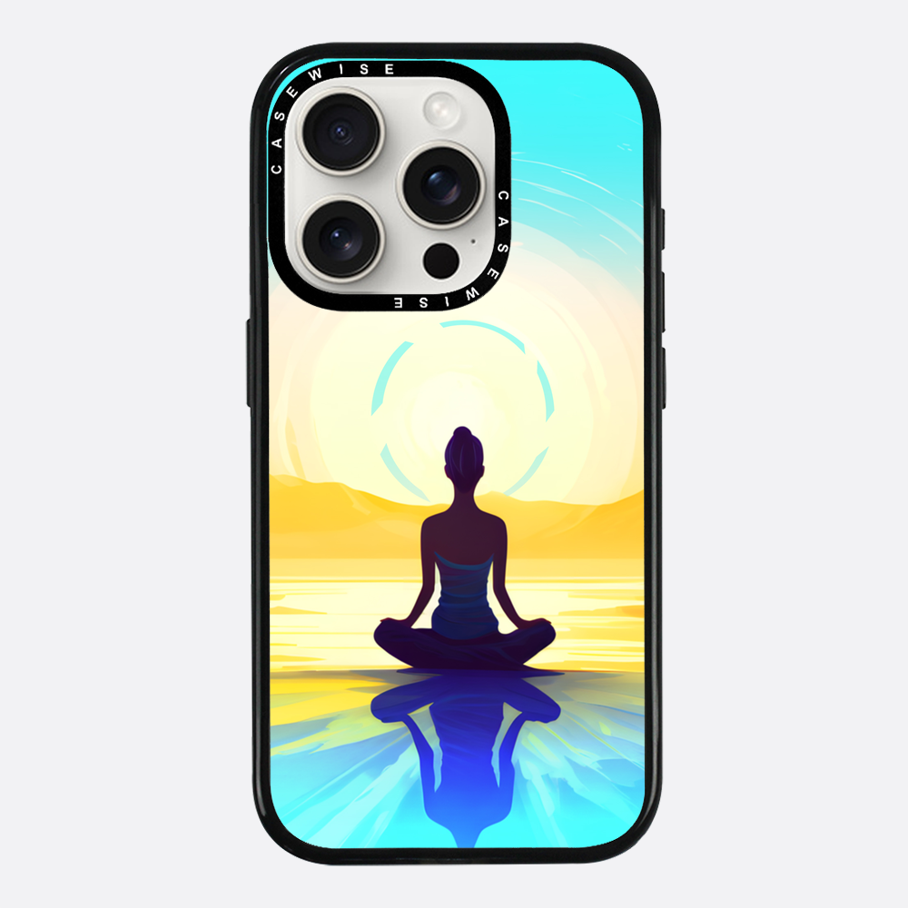 Sun Meditation Yellow Turquoise - Etui