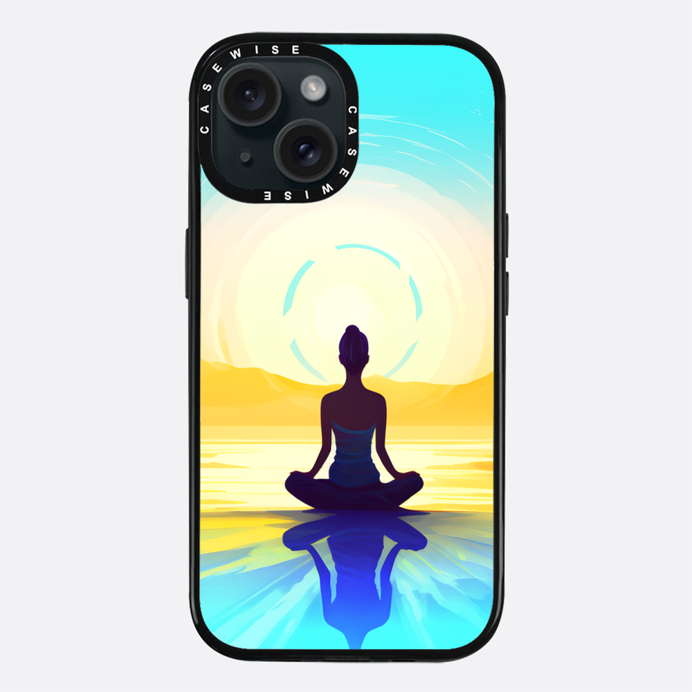 Sun Meditation Yellow Turquoise - Etui