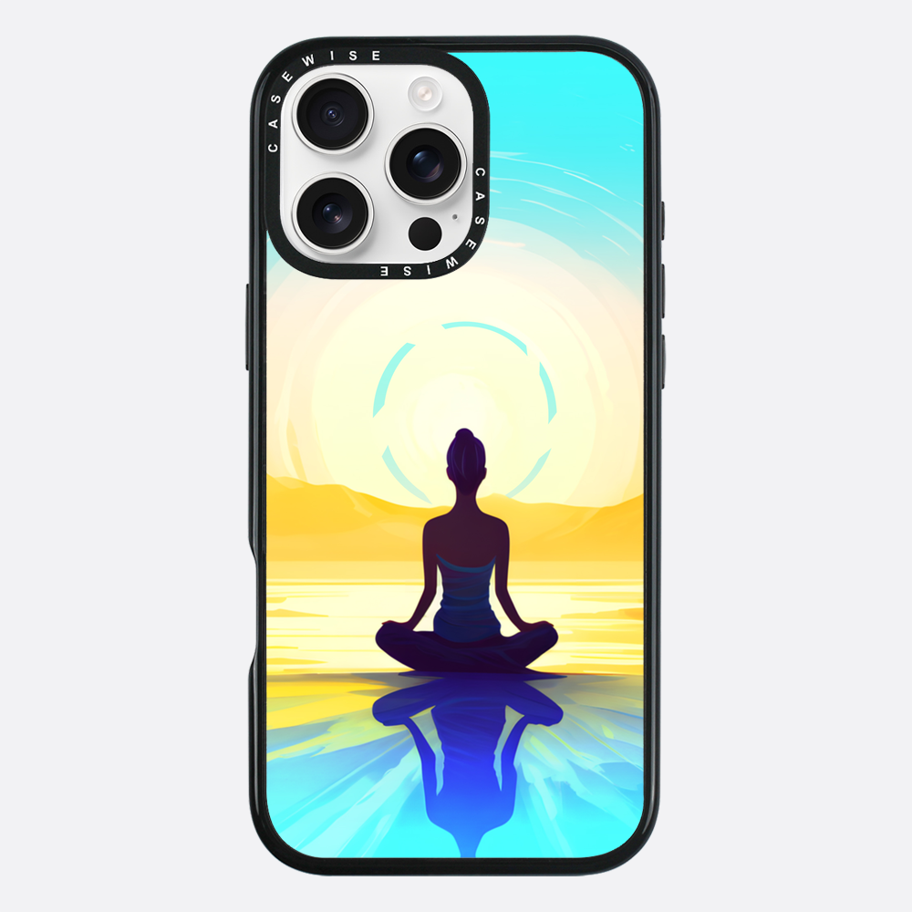 Sun Meditation Yellow Turquoise - Etui