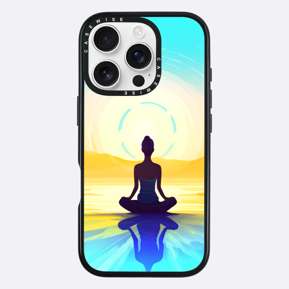 Sun Meditation Yellow Turquoise - Etui