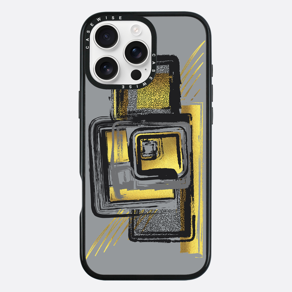Dynamic Art No. 2 gold - Urban Patterns - Etui