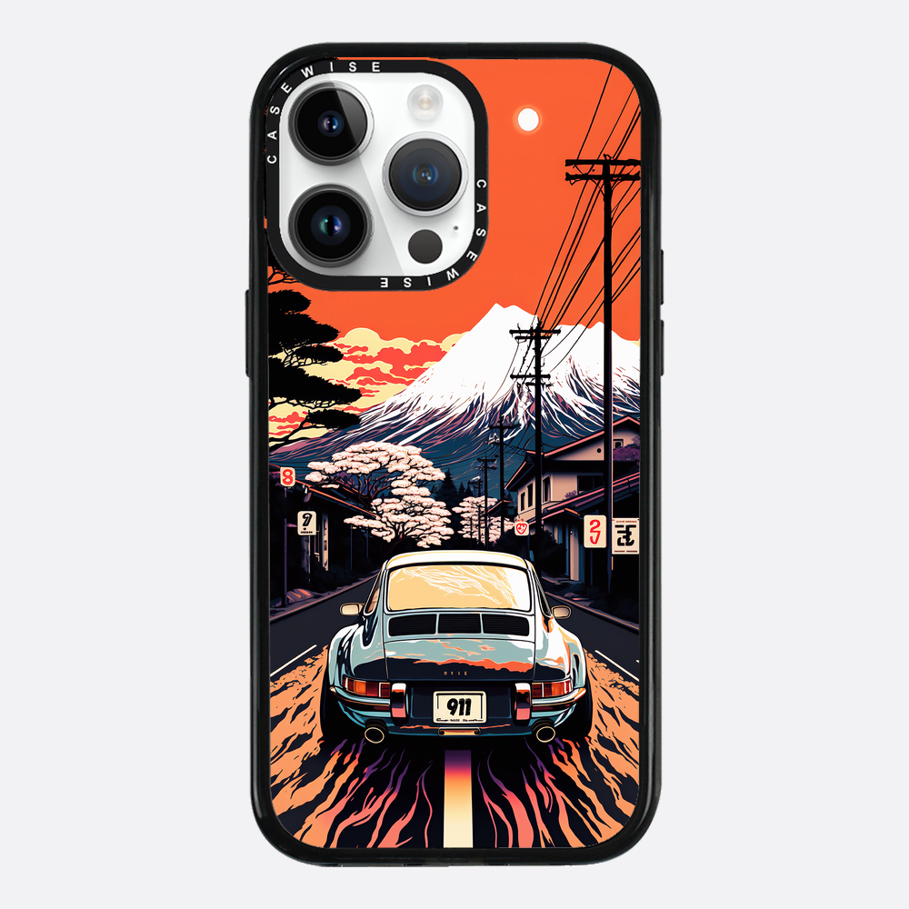 Porsche 911 Retro Painting - Etui