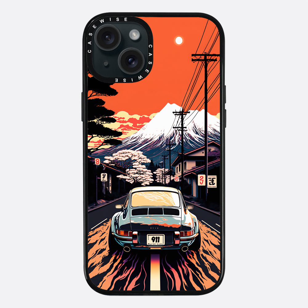 Porsche 911 Retro Painting - Etui