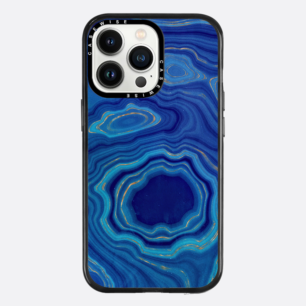 Blue Agate Texture 04 - Etui