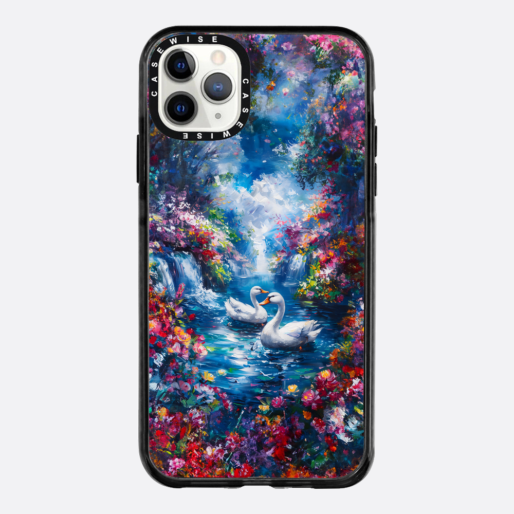 Swans in Colorful Nature - Etui