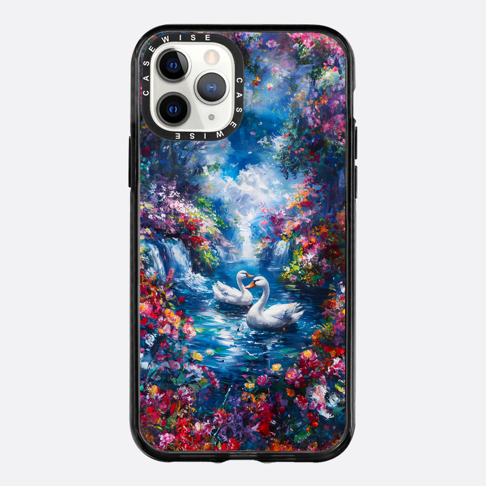 Swans in Colorful Nature - Etui