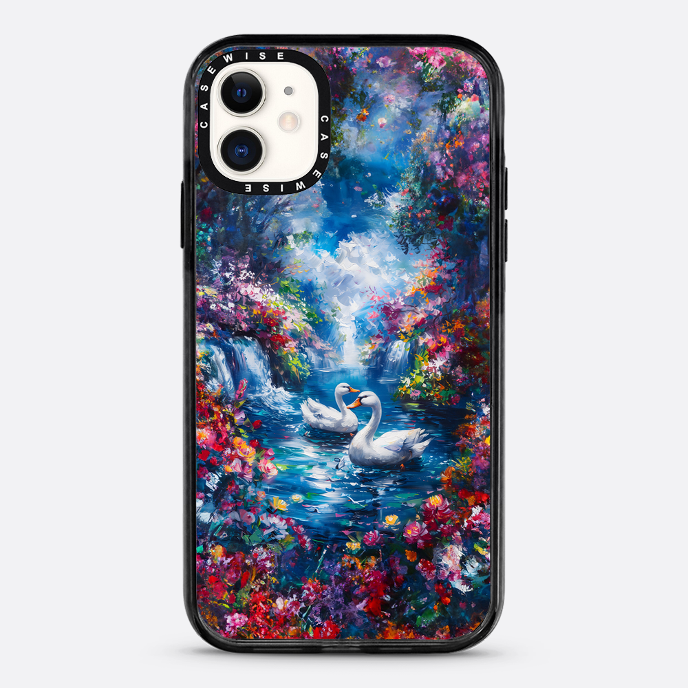 Swans in Colorful Nature - Etui