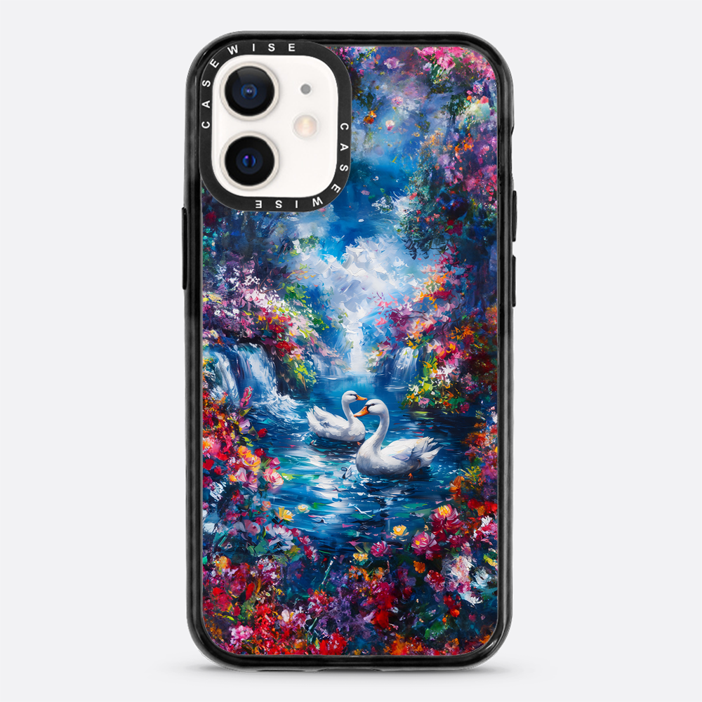 Swans in Colorful Nature - Etui
