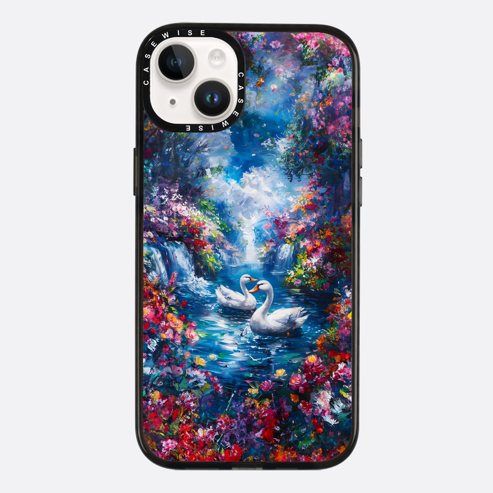Swans in Colorful Nature - Etui