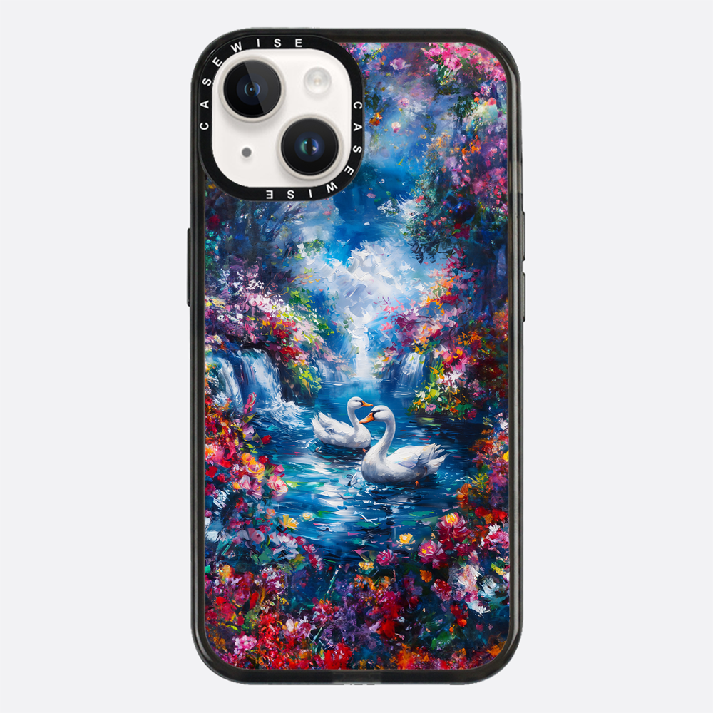Swans in Colorful Nature - Etui