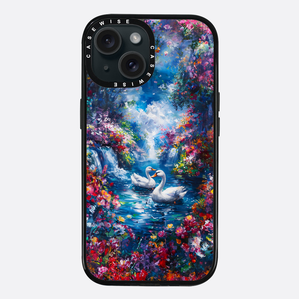 Swans in Colorful Nature - Etui