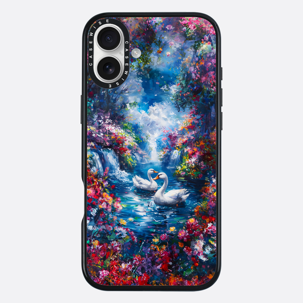 Swans in Colorful Nature - Etui