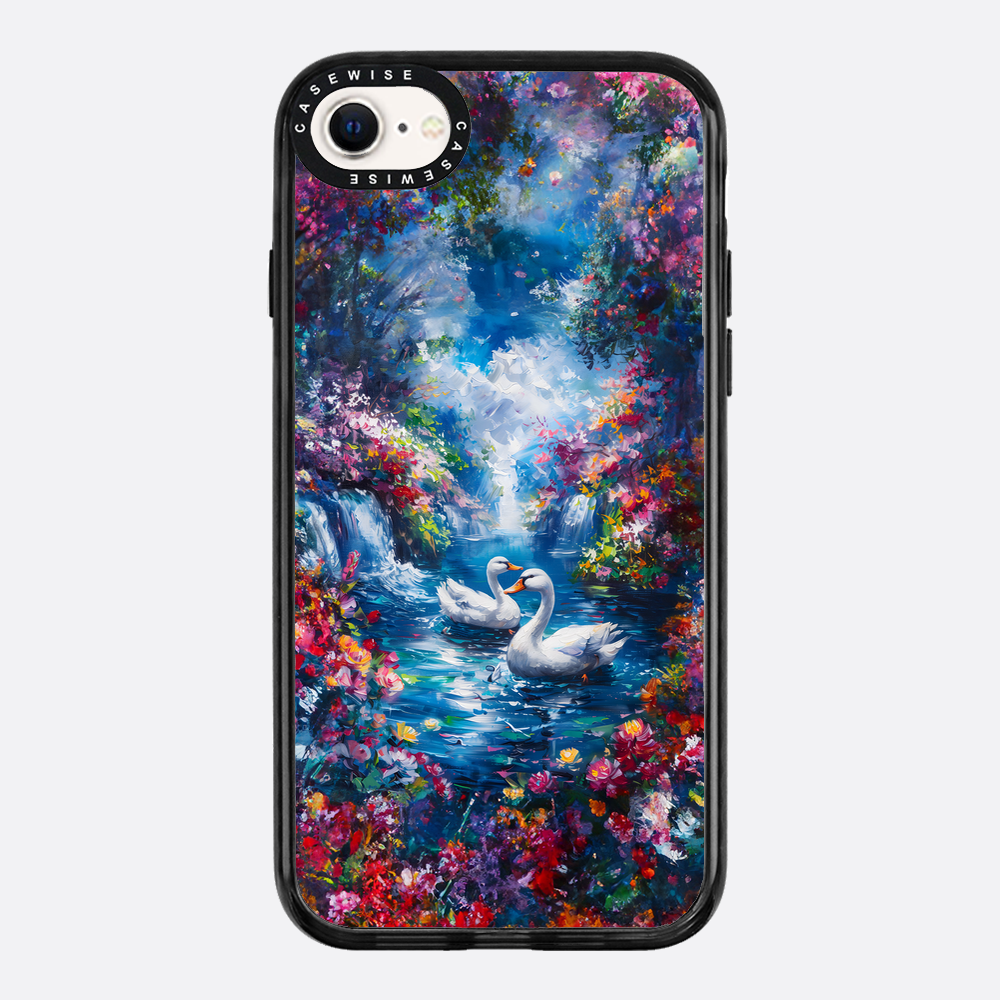 Swans in Colorful Nature - Etui