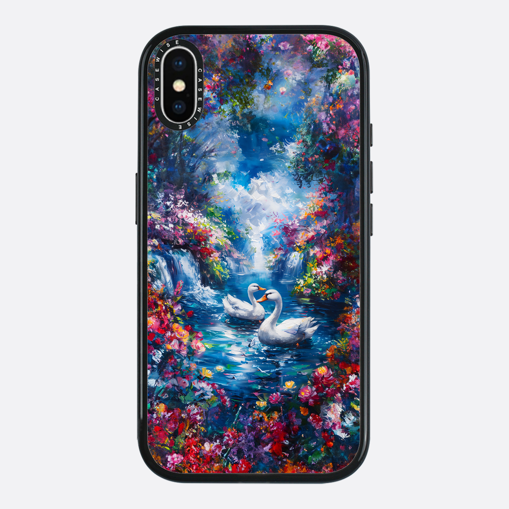 Swans in Colorful Nature - Etui