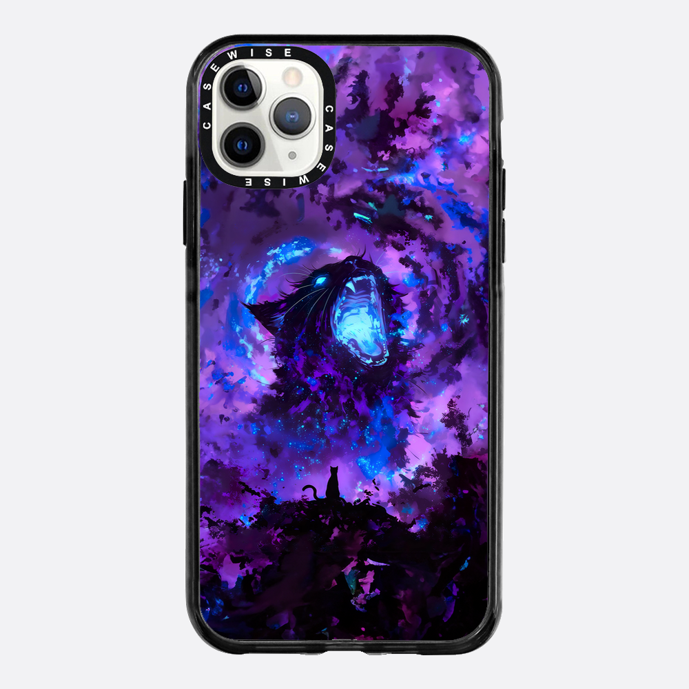 Purple Galaxy Cat - Etui