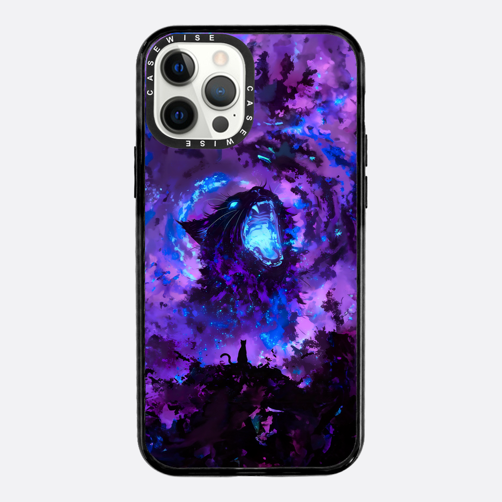 Purple Galaxy Cat - Etui