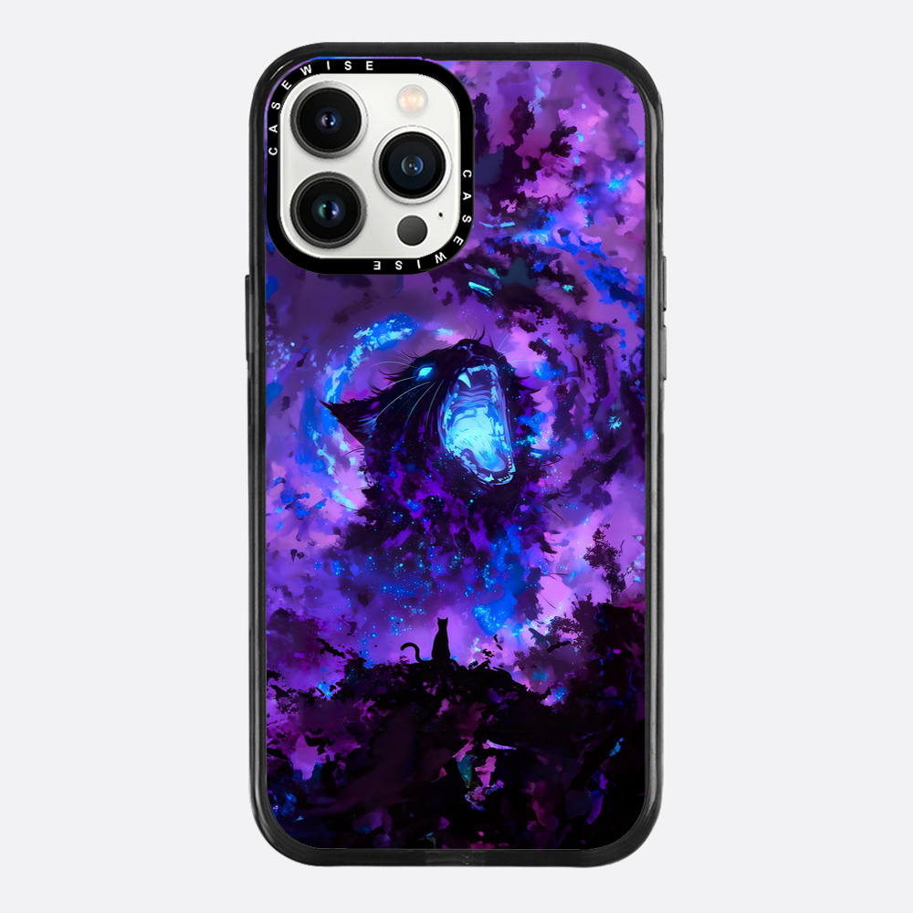 Purple Galaxy Cat - Etui