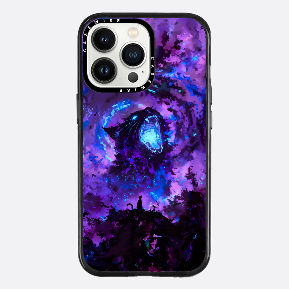 Purple Galaxy Cat - Etui