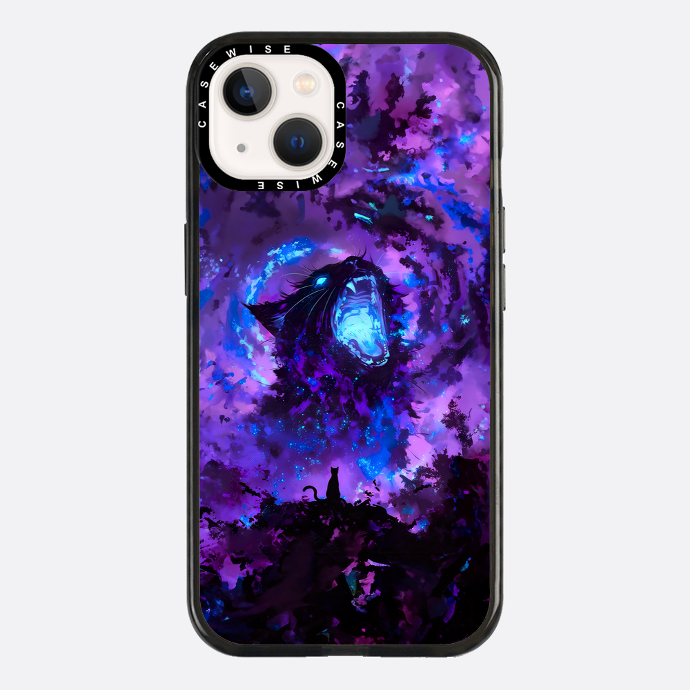 Purple Galaxy Cat - Etui