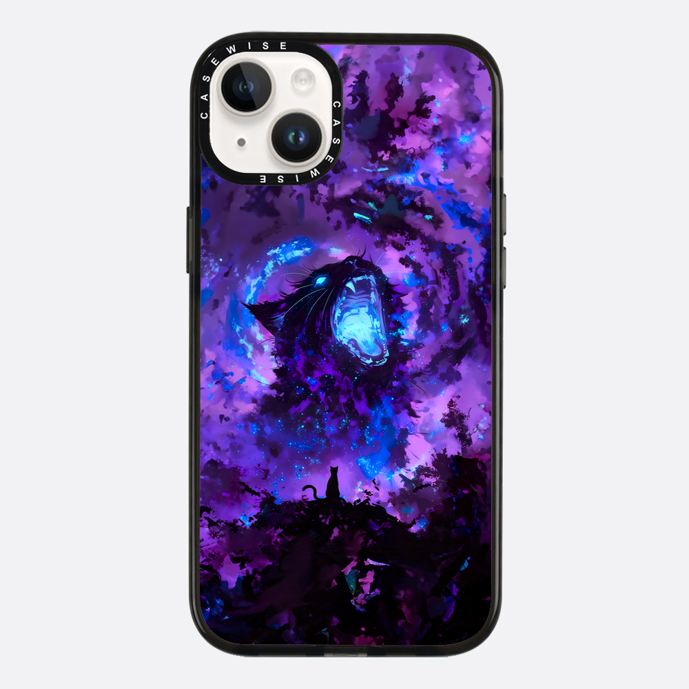 Purple Galaxy Cat - Etui
