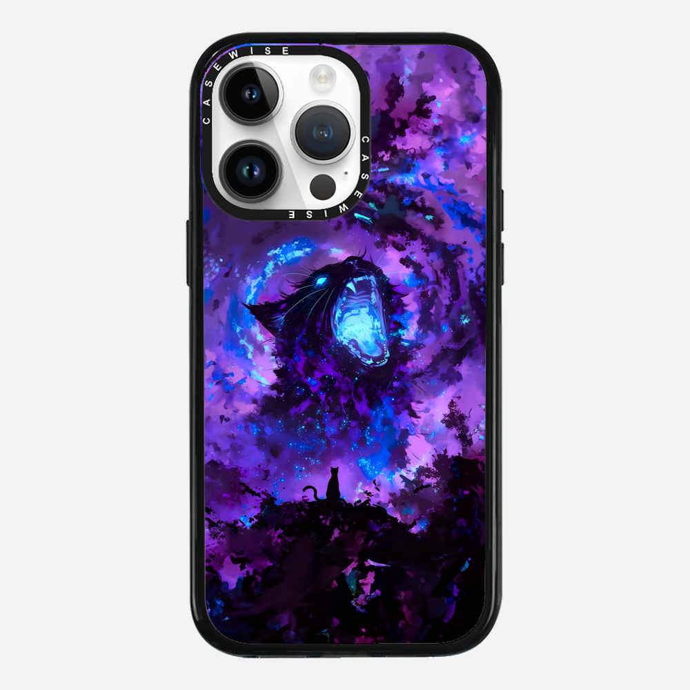 Purple Galaxy Cat - Etui