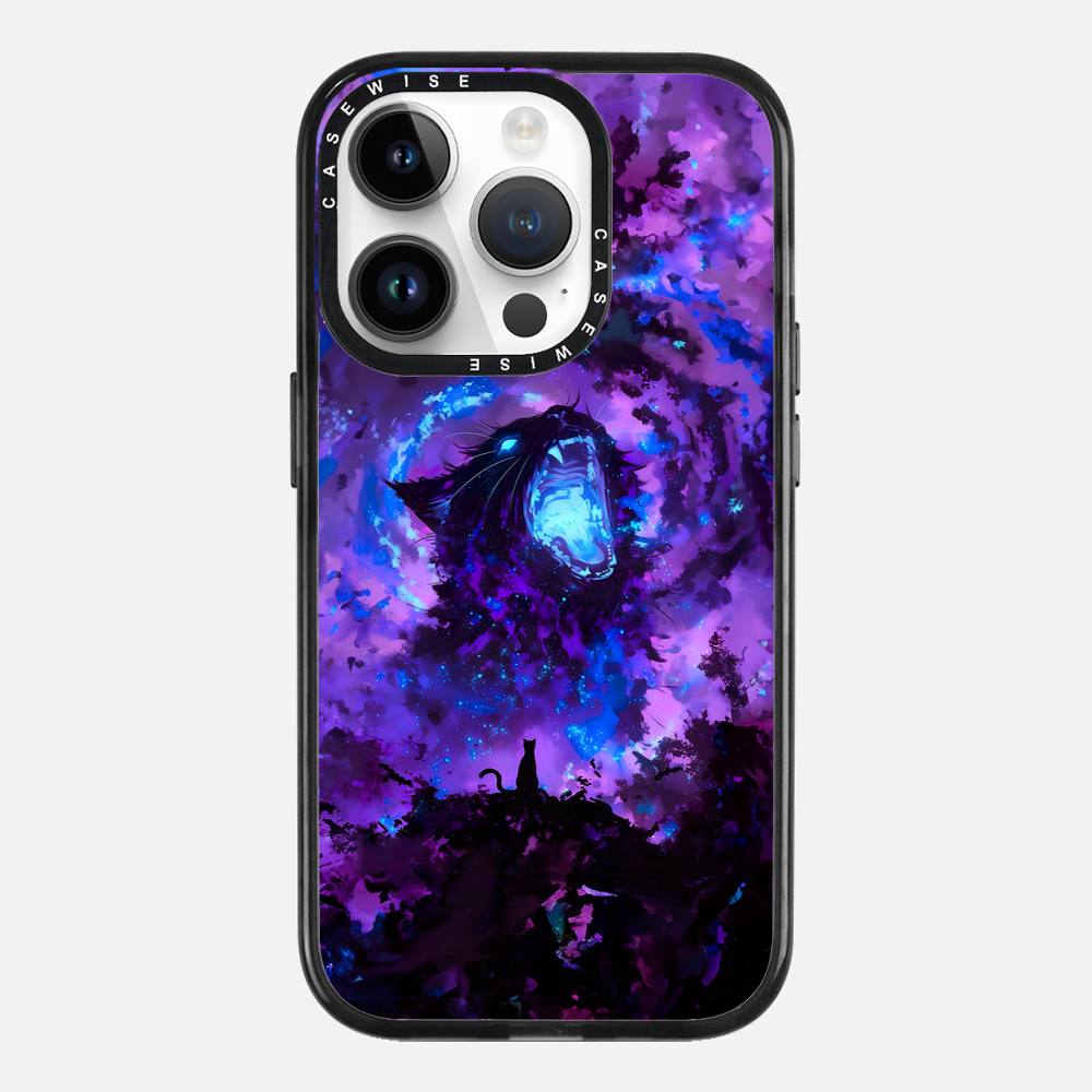 Purple Galaxy Cat - Etui