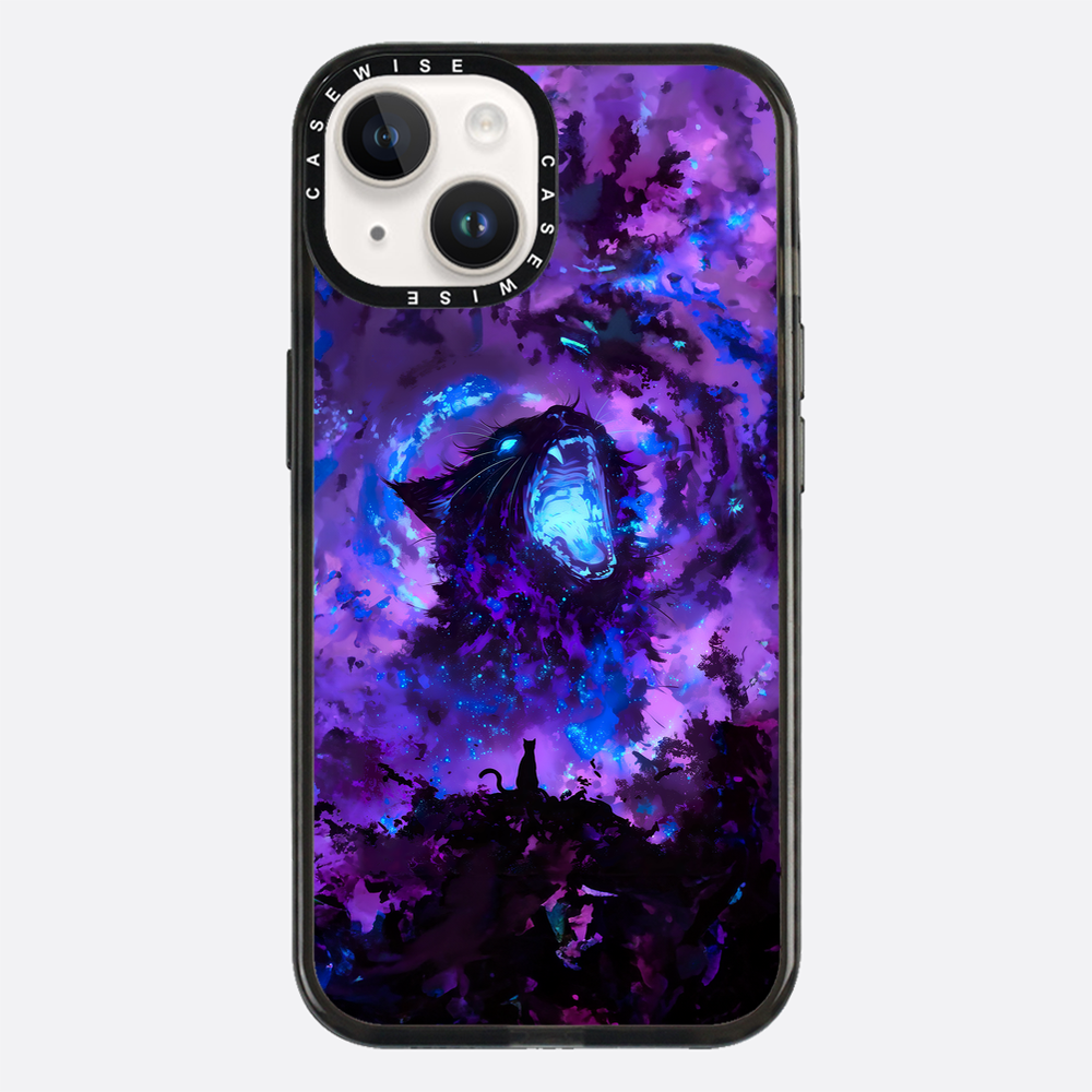 Purple Galaxy Cat - Etui