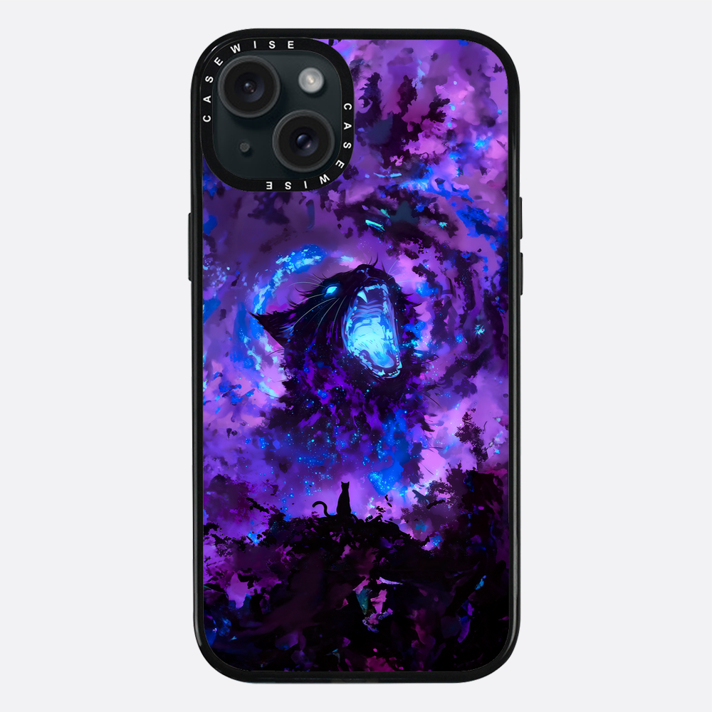 Purple Galaxy Cat - Etui