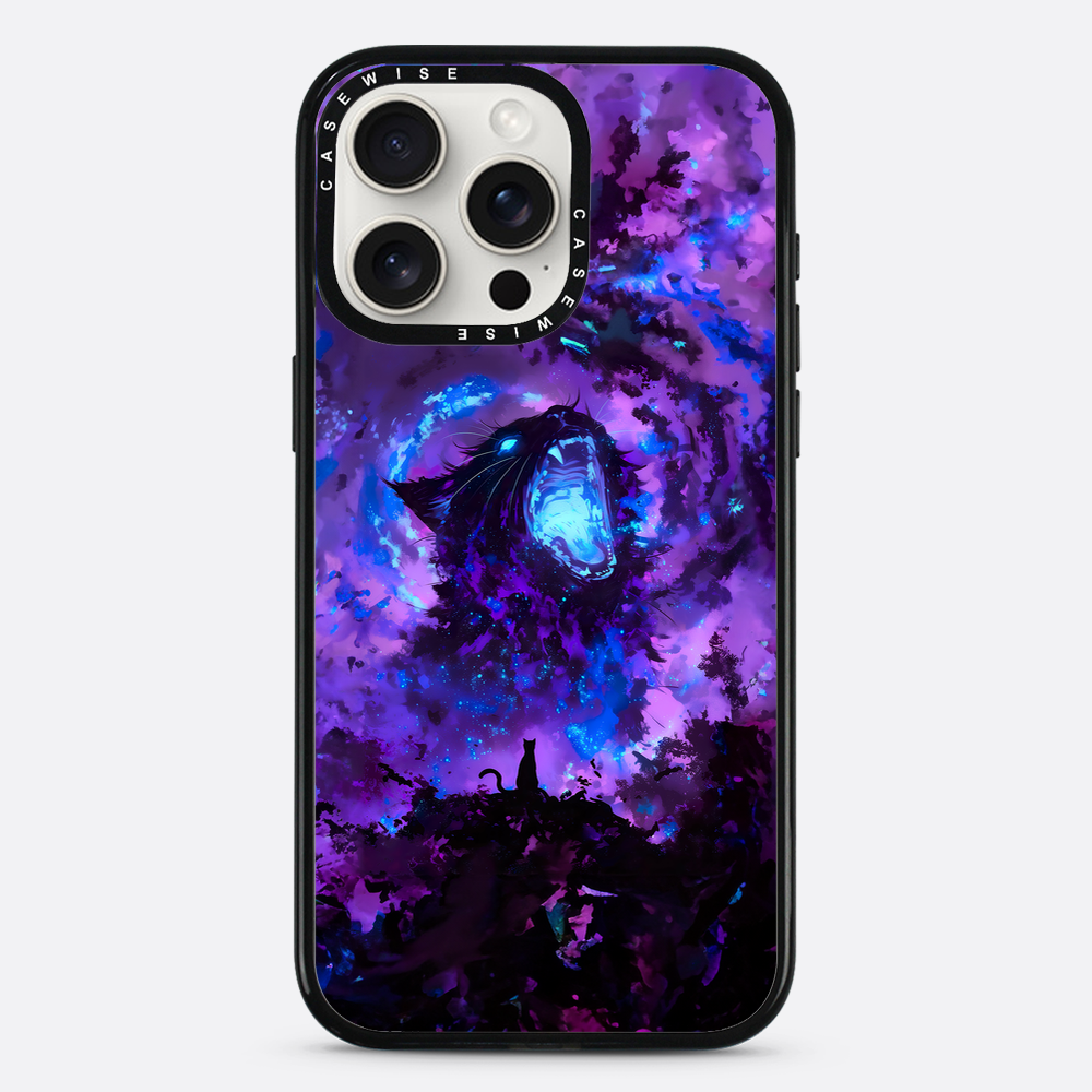 Purple Galaxy Cat - Etui