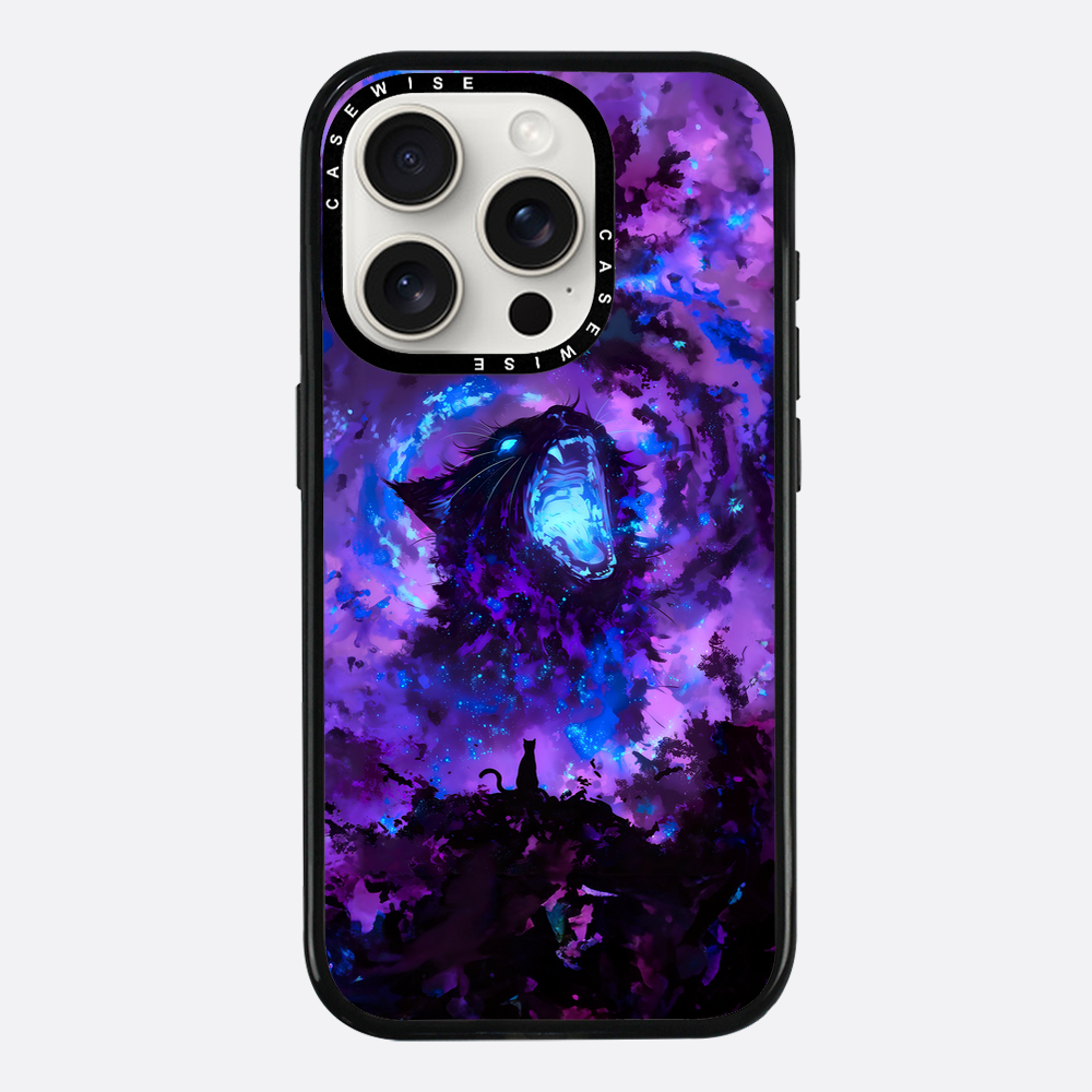 Purple Galaxy Cat - Etui