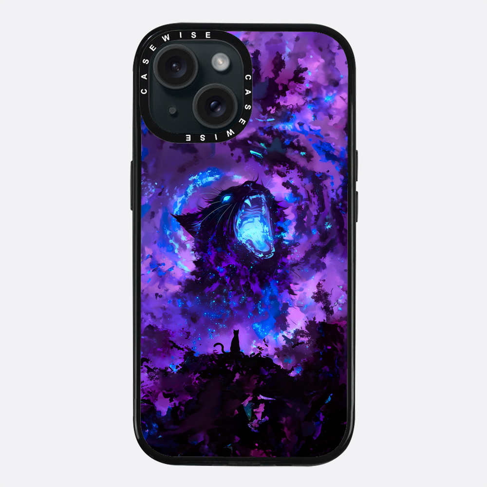 Purple Galaxy Cat - Etui