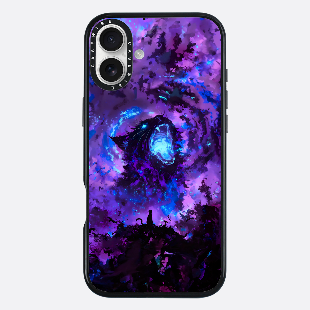 Purple Galaxy Cat - Etui