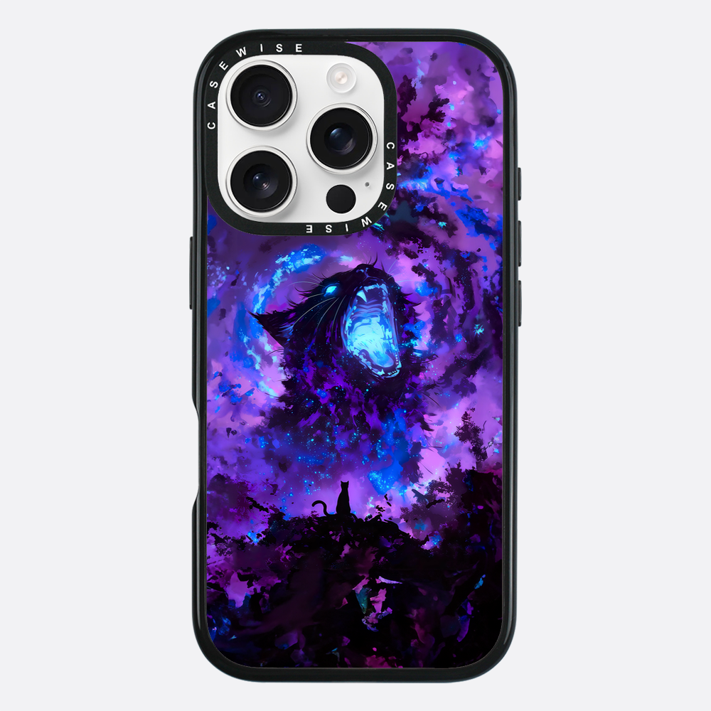 Purple Galaxy Cat - Etui