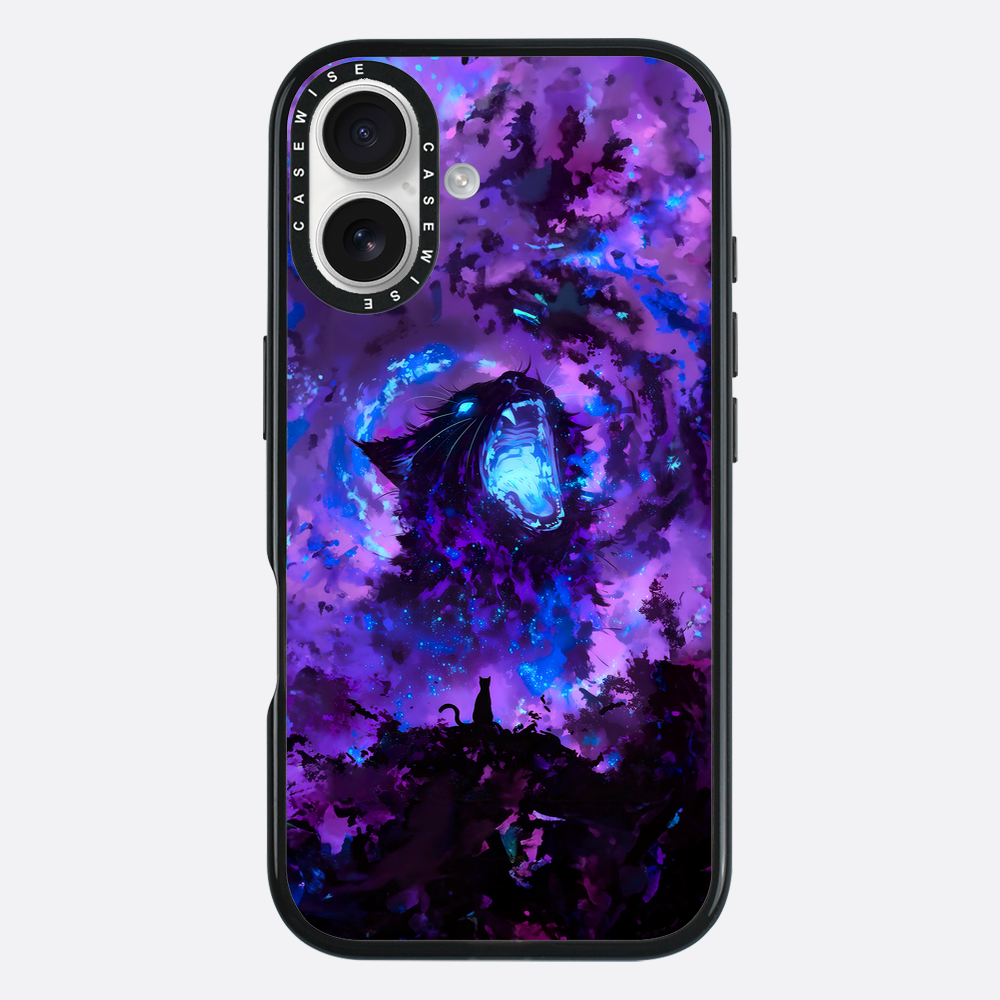 Purple Galaxy Cat - Etui