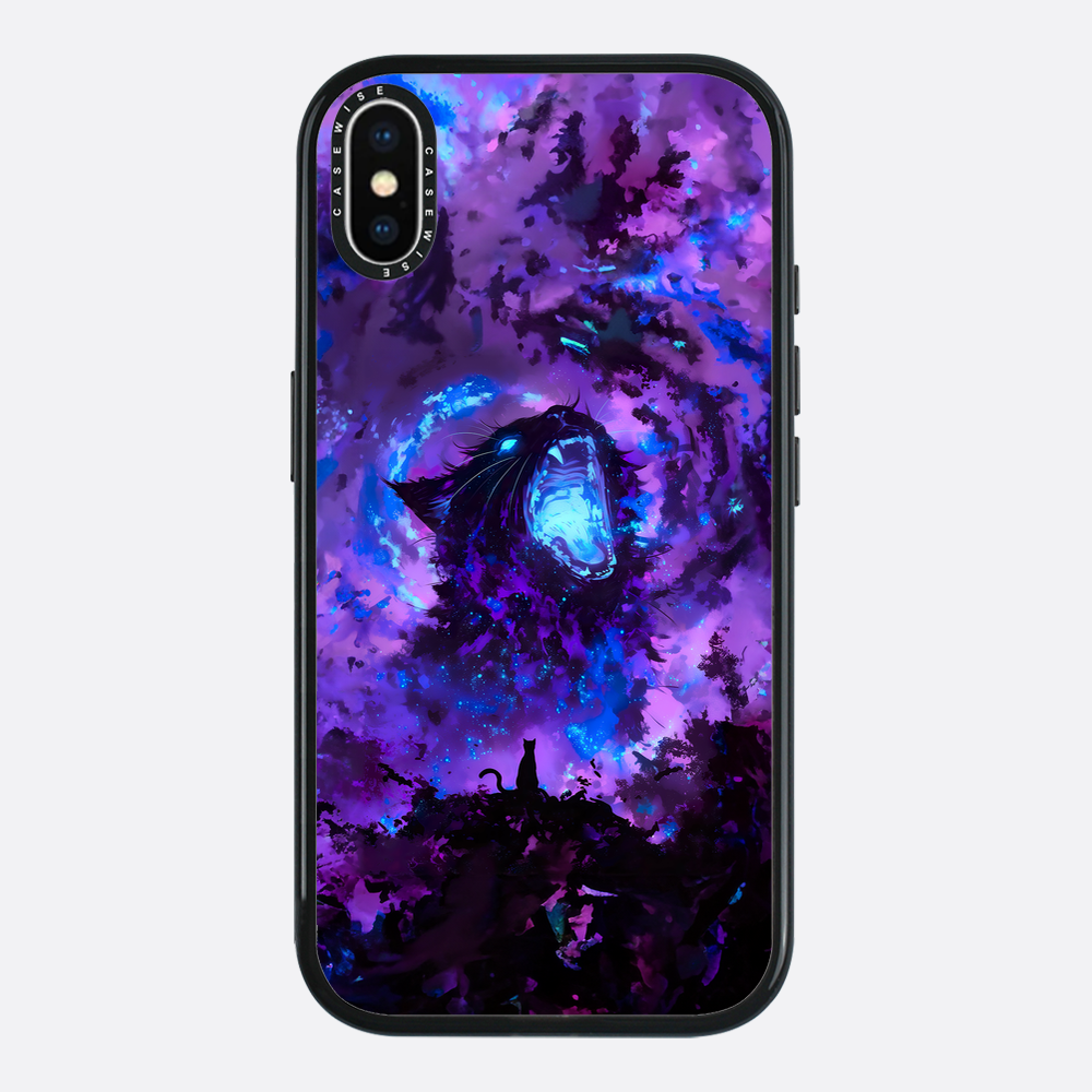 Purple Galaxy Cat - Etui