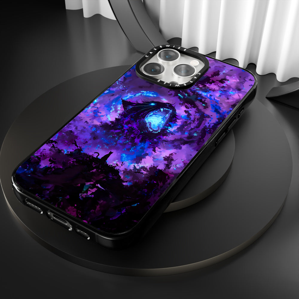 Purple Galaxy Cat - Etui