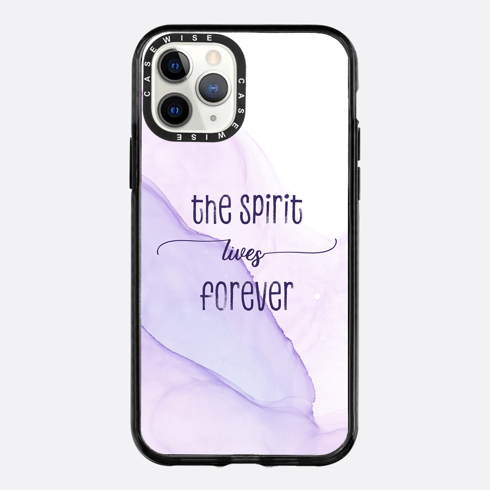 The spirit lives forever | floating colors - Etui