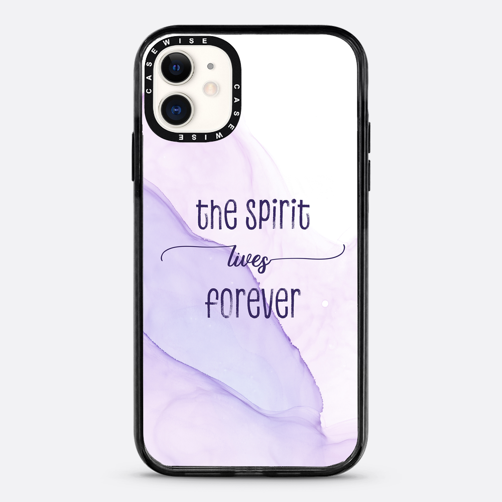 The spirit lives forever | floating colors - Etui