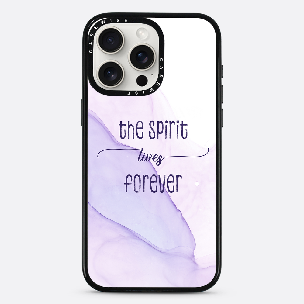 The spirit lives forever | floating colors - Etui