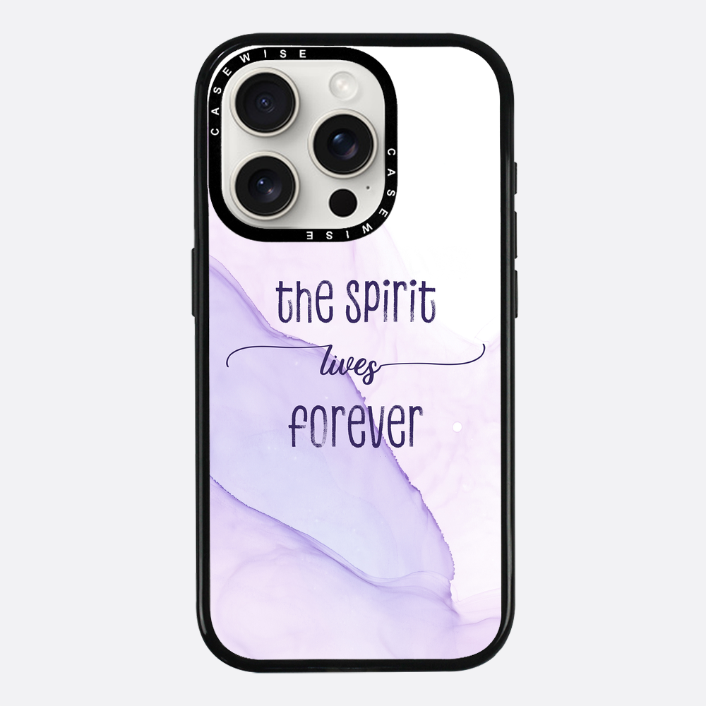 The spirit lives forever | floating colors - Etui