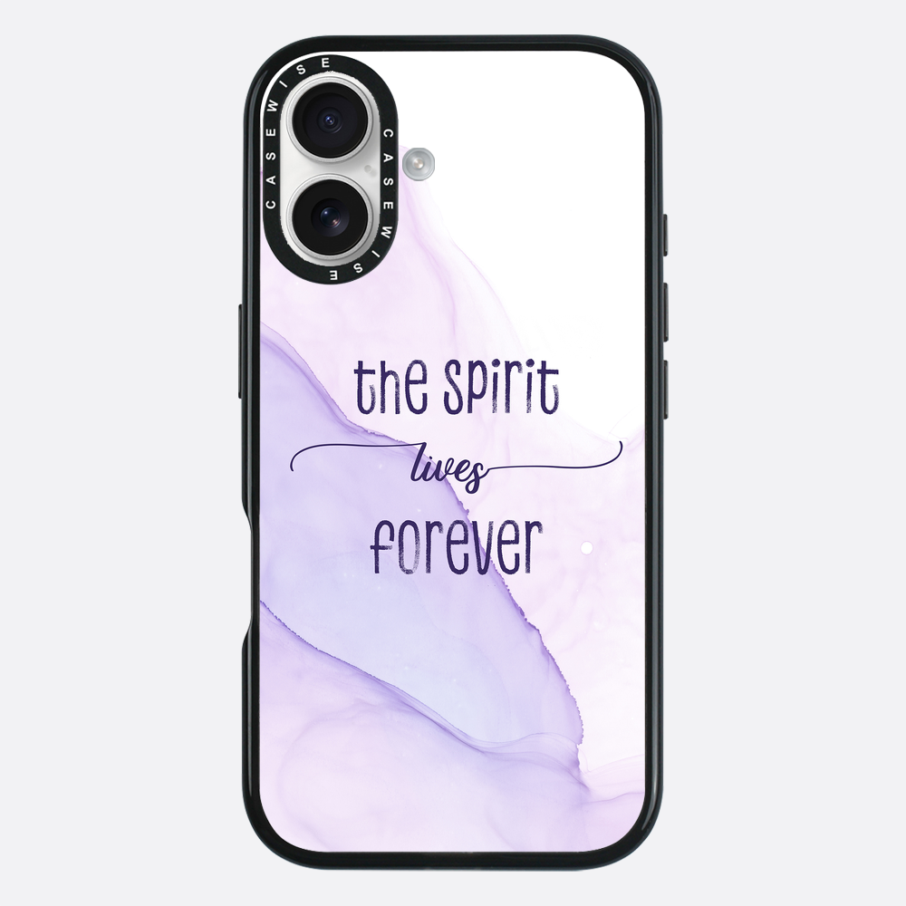 The spirit lives forever | floating colors - Etui