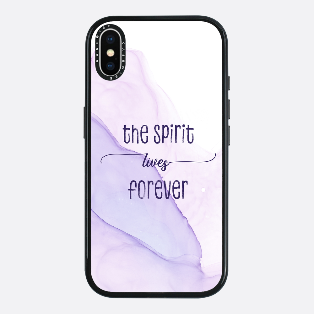 The spirit lives forever | floating colors - Etui