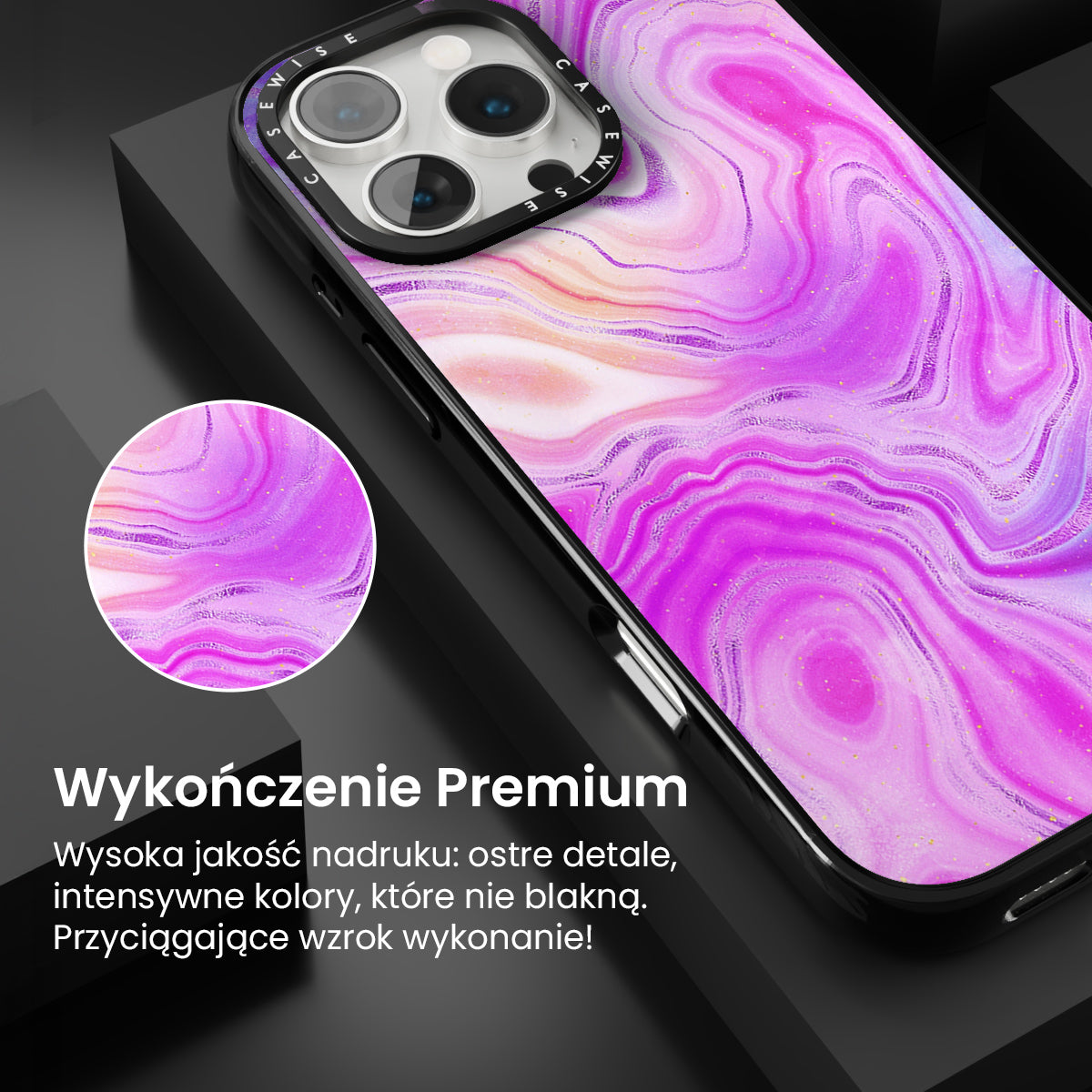 Neon Agate Texture 10 - Etui