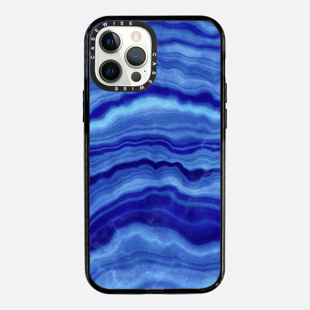 Blue Agate Texture 02 - Etui