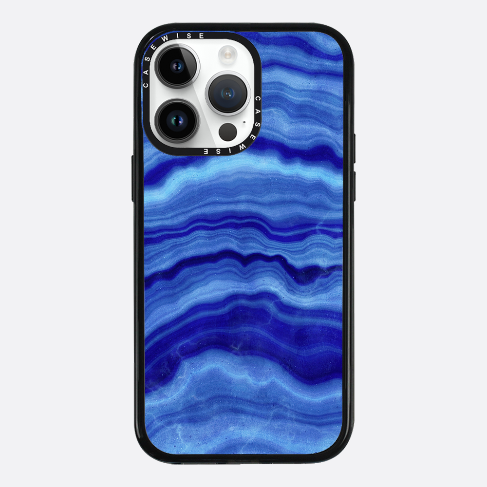 Blue Agate Texture 02 - Etui