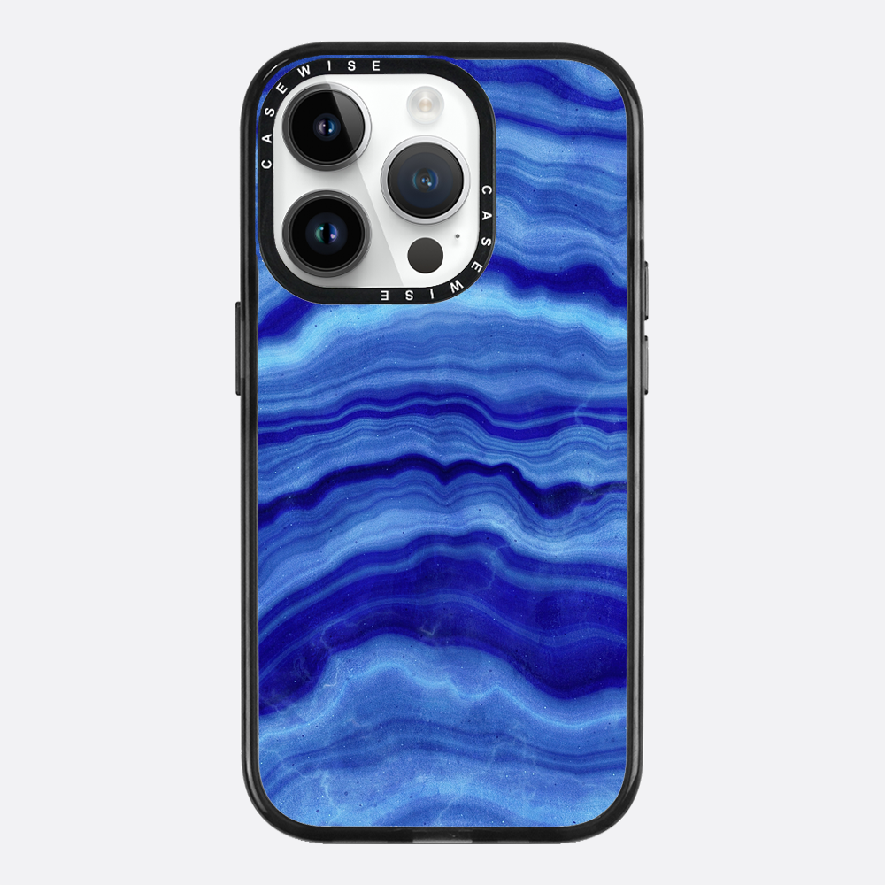 Blue Agate Texture 02 - Etui