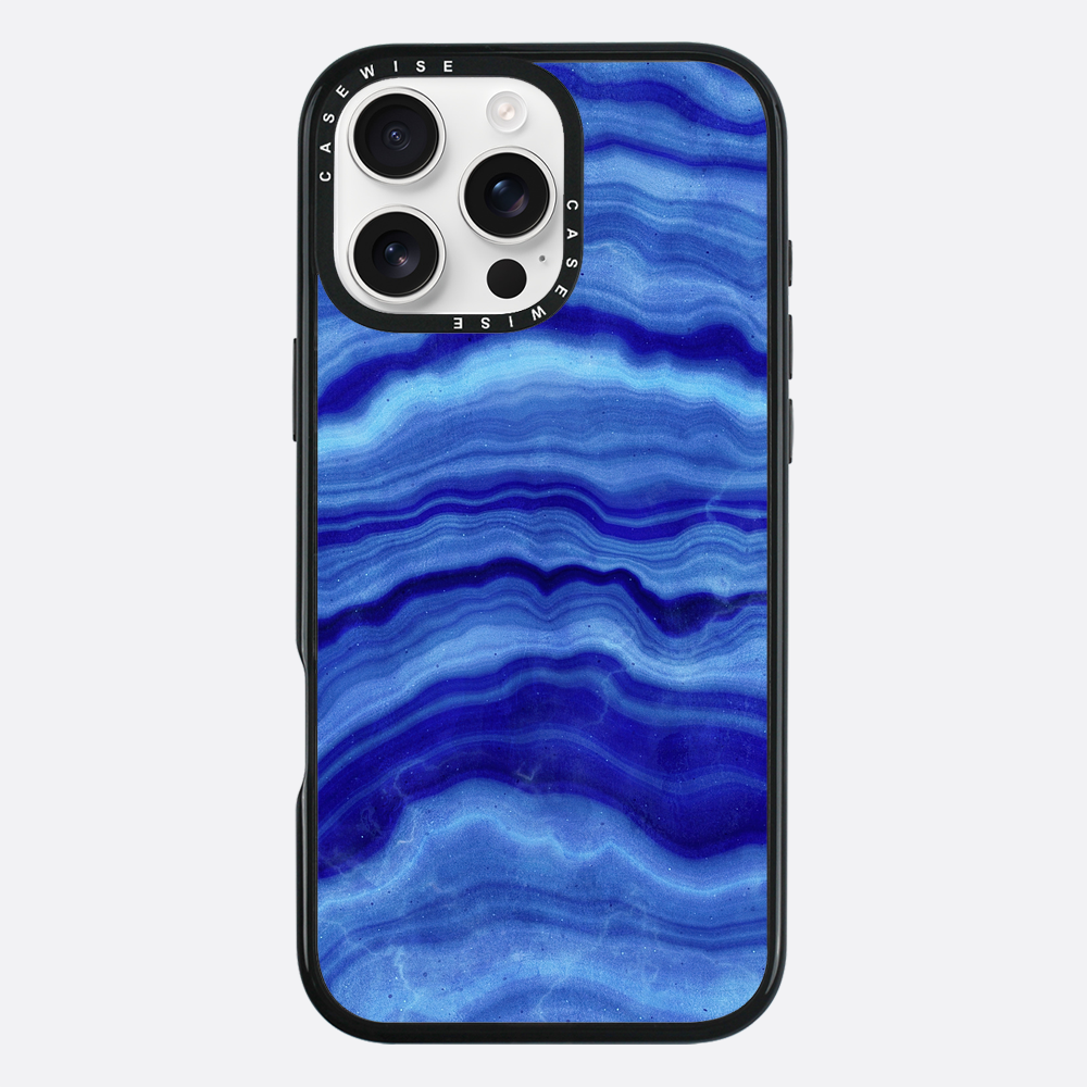 Blue Agate Texture 02 - Etui