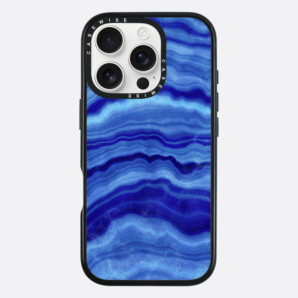 Blue Agate Texture 02 - Etui