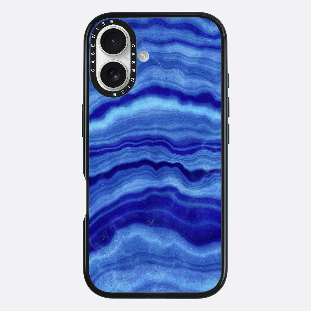 Blue Agate Texture 02 - Etui