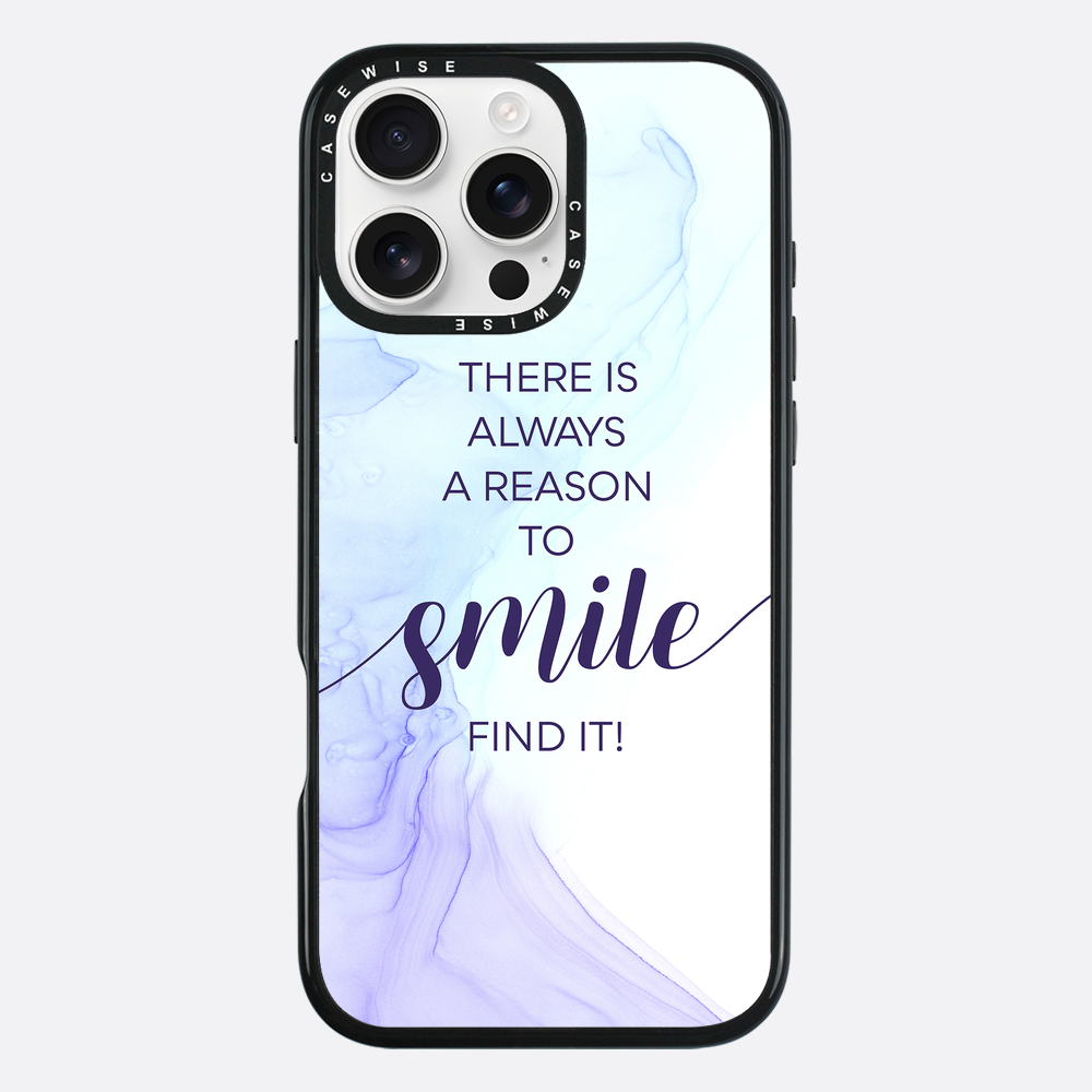 THERE IS ALWAYS A REASON TO SMILE - floating colors - Etui